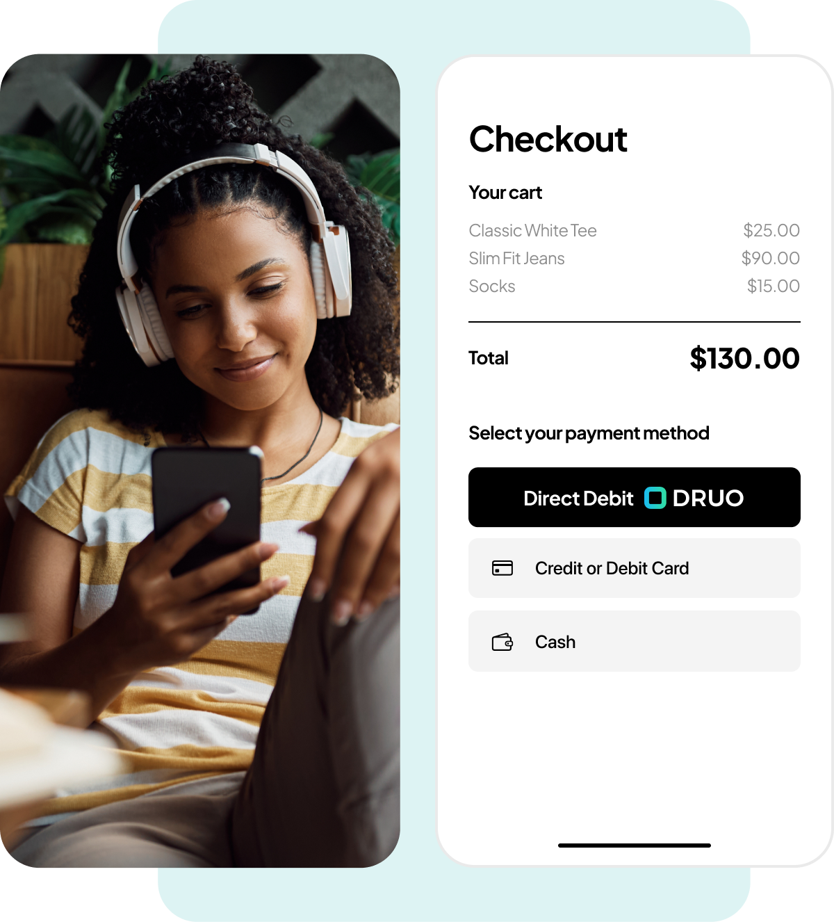 DRUO Checkout Mobile